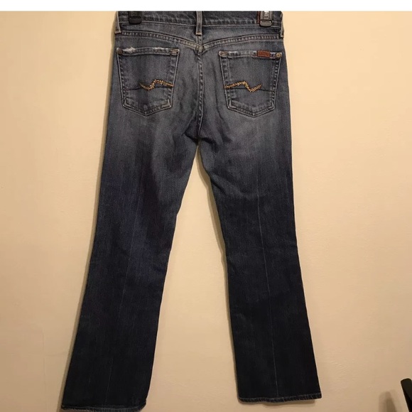 7 For All Mankind Distressed Jeans Bootcut - Picture 3 of 8